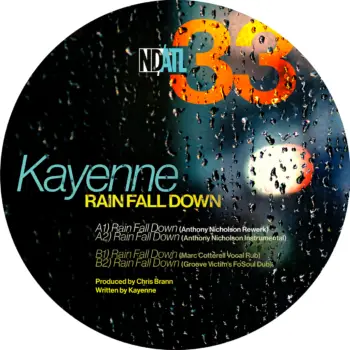 Kayenne - Rain Fall Down (Anthony Nicholson, Marc Cotterell & Groove Victim Mixes)